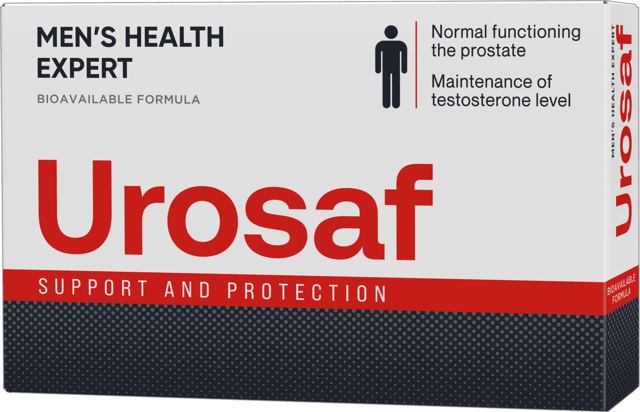 Urosaf természetes férfi teljesítmény támogatás kapszula